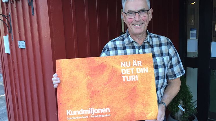 Bo Vesterlund ger sin del av Kundmiljonen till Hortlax manskör