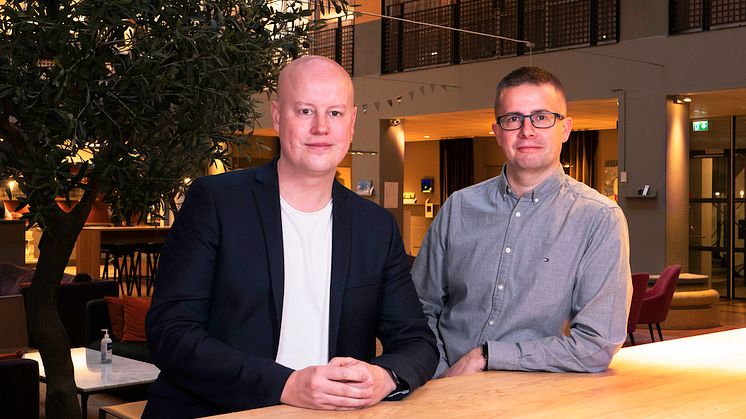 Niclas Sandin och William Jakoby Foto: Clara Eliasson