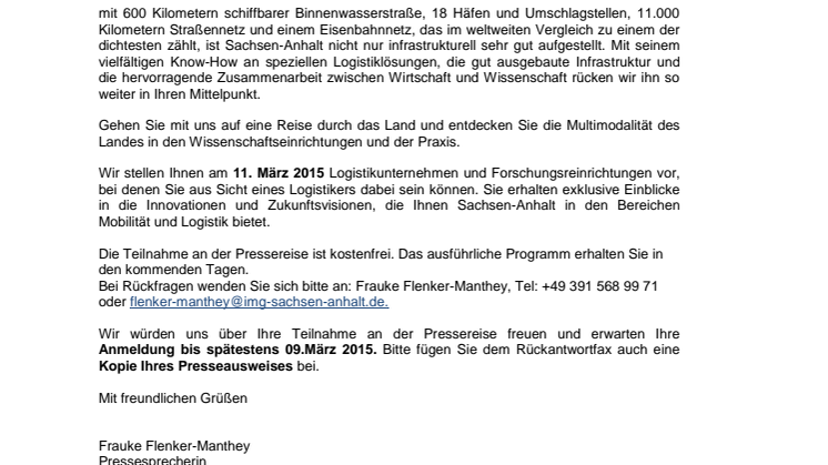 Multimodalität in Sachsen-Anhalt