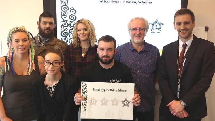 Tattooists sign up to new hygiene rating scheme