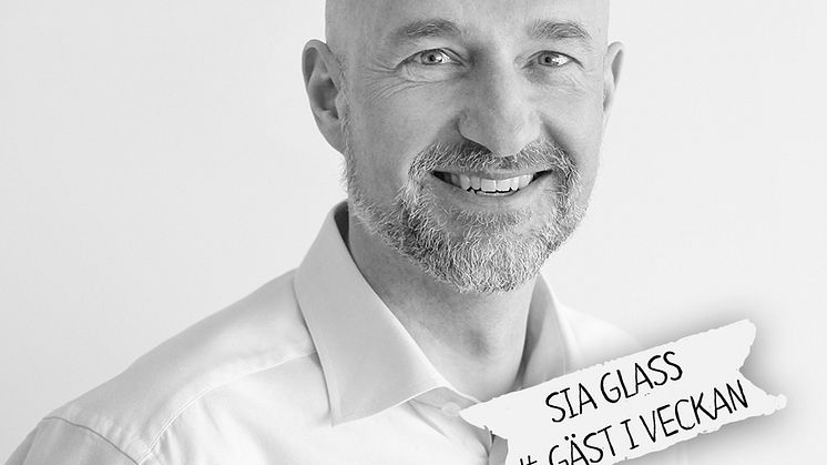 SIA Glass ursprungsmärker med Från Sverige. Stefan Carlson, vd på SIA Glass, berättar om SIA Glass inför att de gästar Från Sveriges Instagram vecka 36.