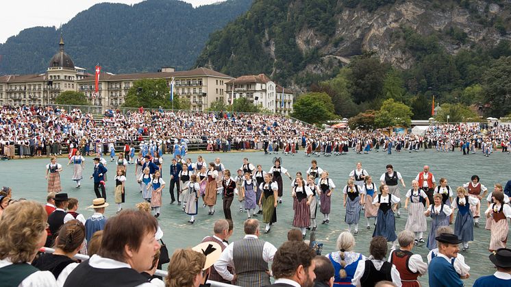 Trachtentanz, Unspunnenfest Interlaken / Quelle: Verein Unspunnenfest