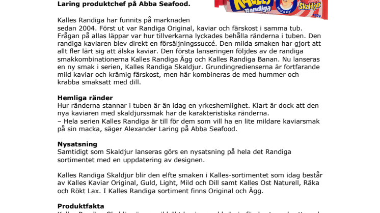 Kalles Randiga familjen utökas