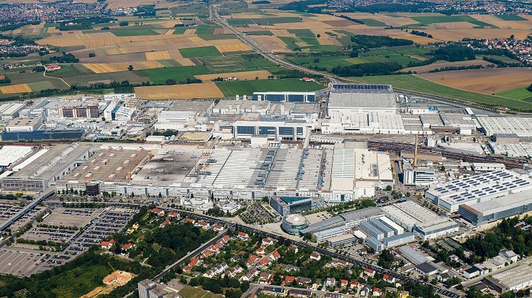 Audi headquarters and main plant in Ingolstadt is the Audi Group’s biggest production facility and the second-largest car factory in Europe