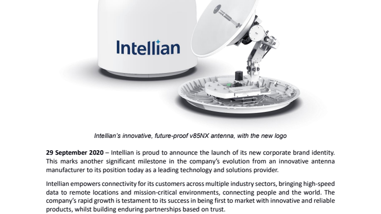 Intellian announces new brand identity