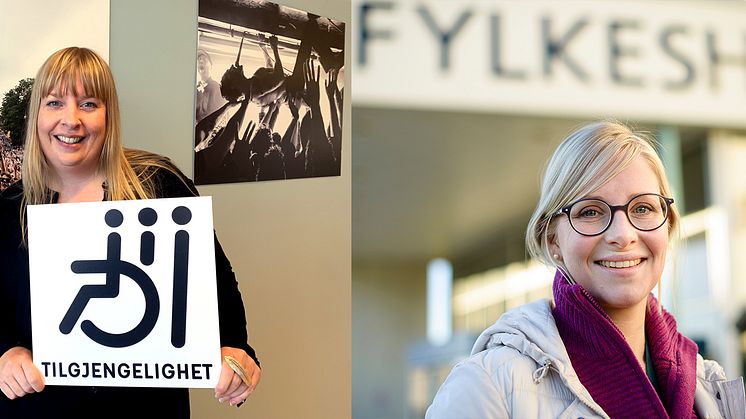 Daglig leder i NKA, Tone Østerdal, og fylkesråd for kultur og næring i Troms fylkeskommune, Sigrid Ina Simonsen, gleder seg over det nye samarbeidet. Foto: Lars Åke Andersen/Troms fylkeskommune.