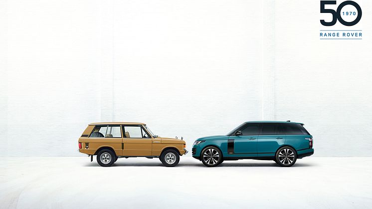 Range Rover firar 50 år av innovativa och lyxiga terrängbilar