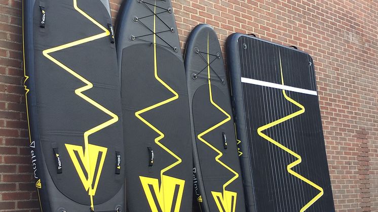 Hi-res image - VETUS - The YellowV line up of inflatable SUPs and platform