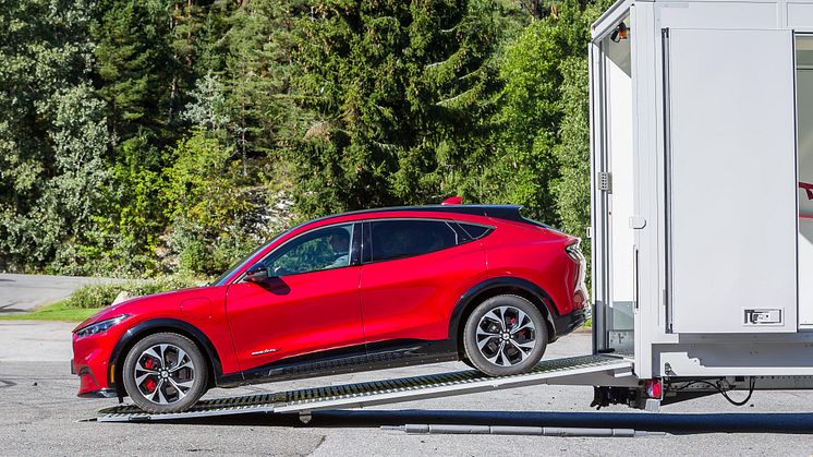 Ford Mustang Mach-E  preproduksjonsbil, Norge, Sommeren 2020