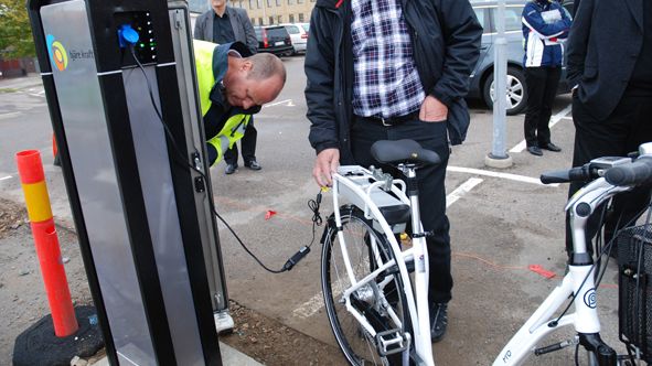 Rittal laddningsstation för elbilar och elcyklar