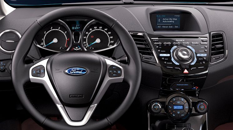 Uuden Ford Fiestan sisätilat