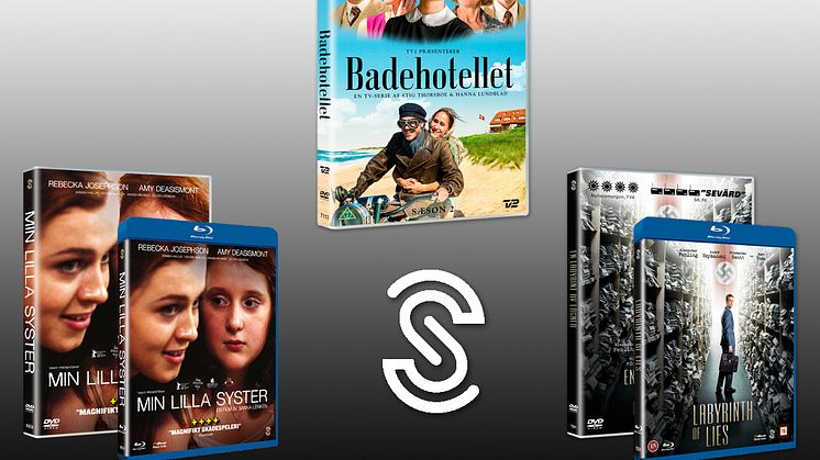 I januari släpps BADEHOTELLET säsong 2, MIN LILLA SYSTER och EN LABYRINT AV LÖGNER från Scanbox Entertainment