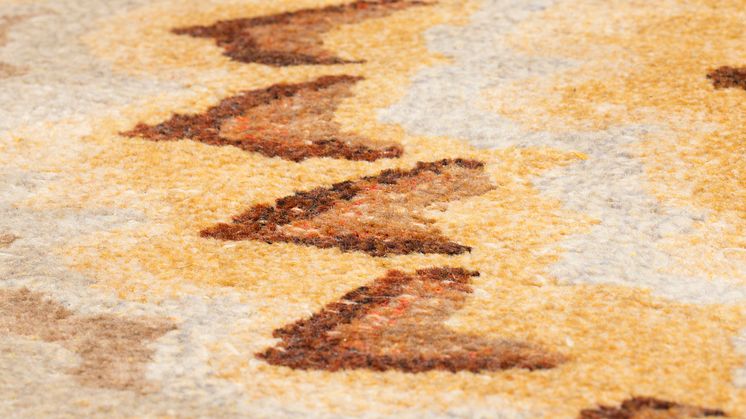 ​New acquisition: Rug designed by Gustaf Fjaestad and woven by his sisters Anna and Amelie