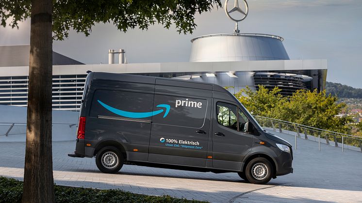 Mercedes-Benz eSprinter i Amazons färger