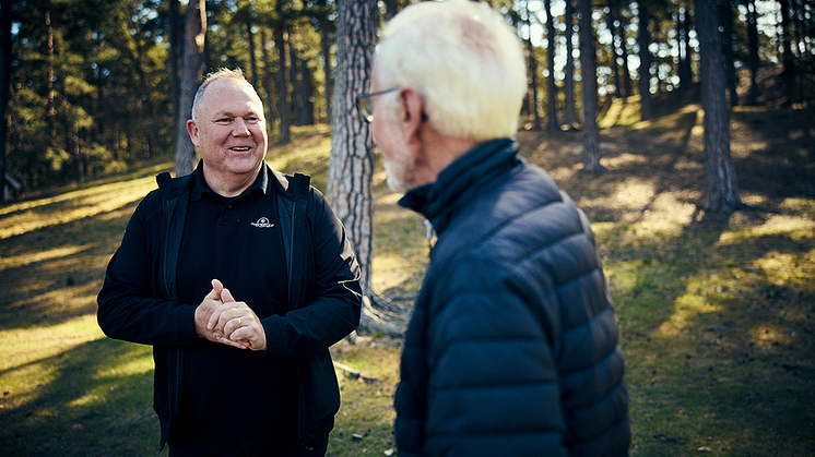 Magnus Hansson, C4 Energi och Bengt Persson, Åhusgården.