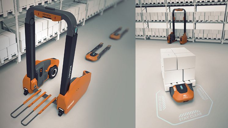 Vinnaren i den andra upplagan av designtävlingen Toyota Logistic Design Competition 
