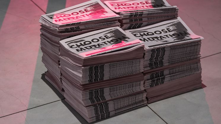 Tidning tryckt av Hands on Press.