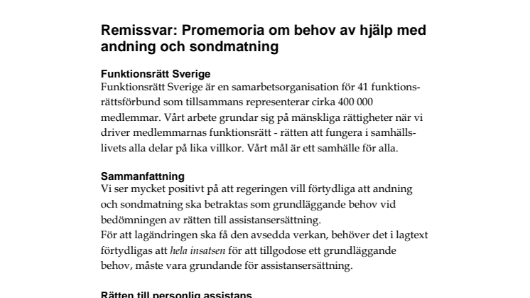Otillräcklig lagändring för att säkra personlig assistans