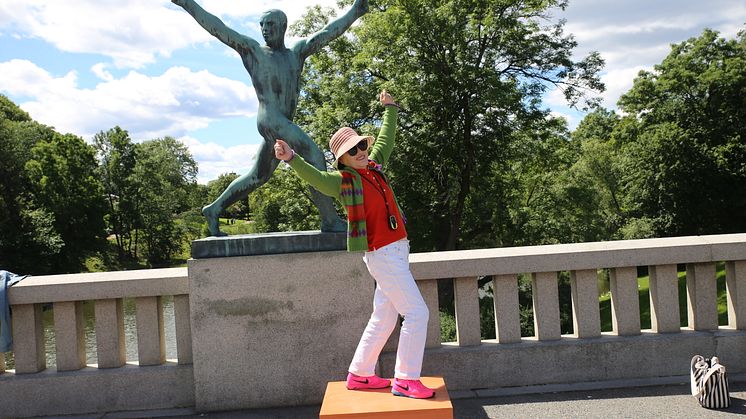 Herm en skulptur i Vigelandsparken