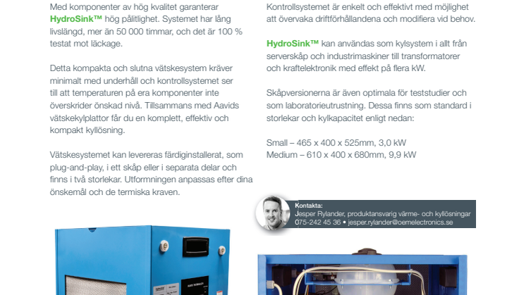 Framtidens kylteknik  - komplett och effektivt vätskekylningssystem.