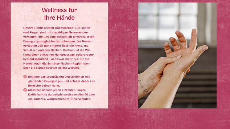Wellness für Ihre Hände