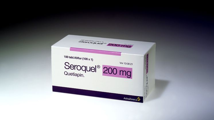 Seroquel 200 mg, förpackning