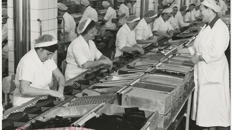 Personal i Maraboufabriken i Sundbyberg, 1959