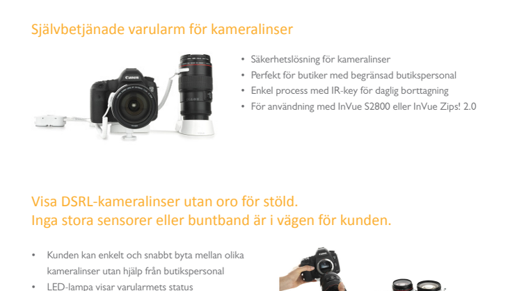 PDF: Självbetjänande varularm för kameralinser
