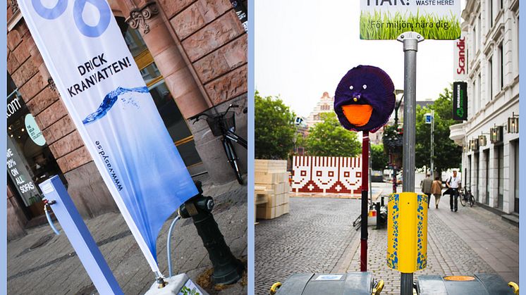 Kranvatten och återvinning på Malmöfestivalen 2012