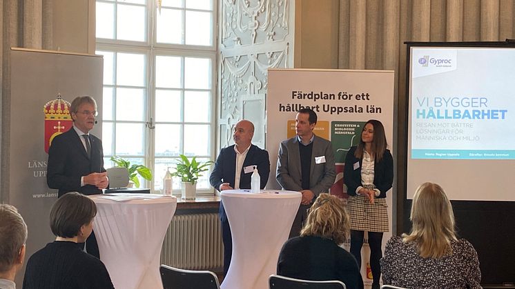 I december 2021 deltog Gyproc i löftesceremonin som hölls av Länsstyrelsen i Uppsala
