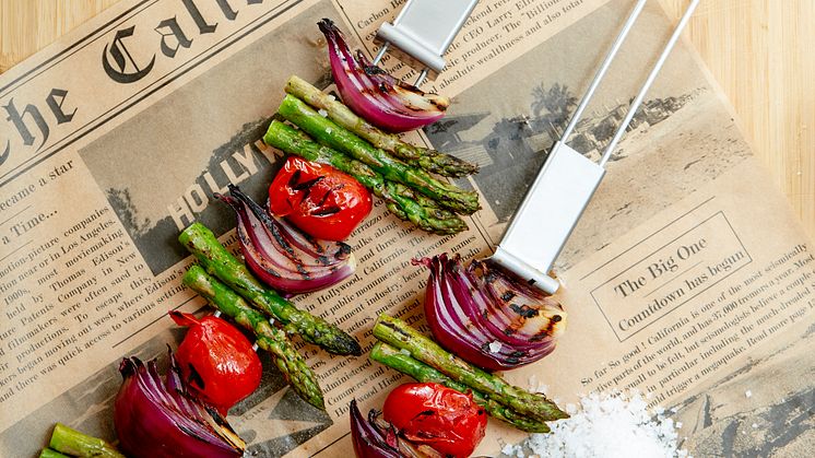 Grillspett med avputtare