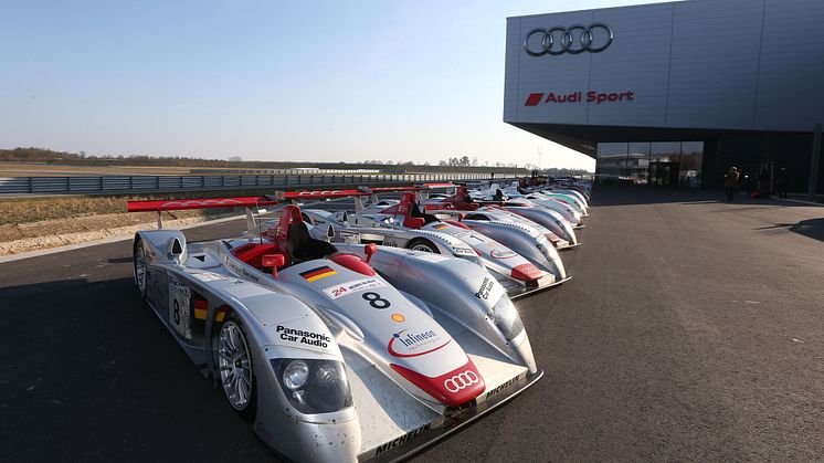 13 Le Mans vindere på række ved Audis anlæg ved Neuburg