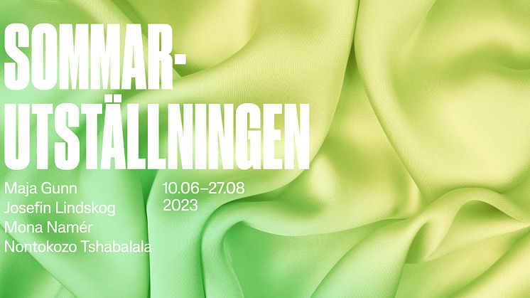 Sommarutställningen på Röda Sten Konsthall