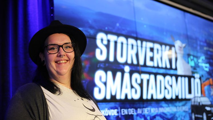 I filmen "Storverk i småstadsmiljö" får tittarna möta Louise Bogren som är account manager på InExchange.