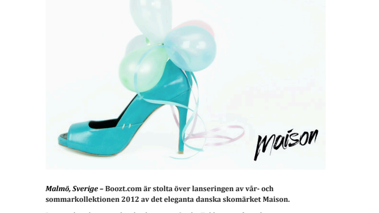 Boozt.com lanserar en nykomling bland danska skomärken - Maison