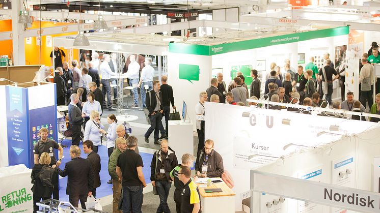 Välbesökt mässgolv på tidigare Easyfairsmässa