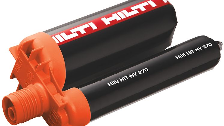 Hilti lanserar en ny injekteringsmassa för starka och säkra infästningar i tegel.