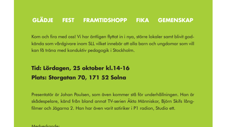 Vi gjorde det tillsammans! Låt oss fira!