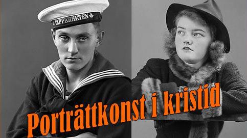Porträtt i kristid - bilder från Rosengrens fotostudio