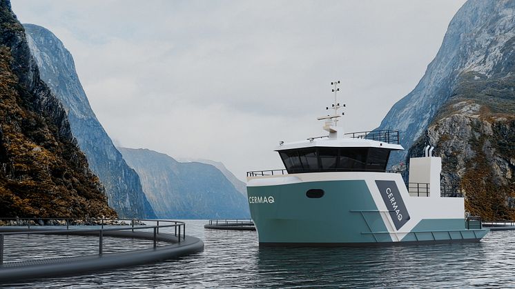 Sletta Verft leverer utslippsfri servicebåt til Cermaq Norway
