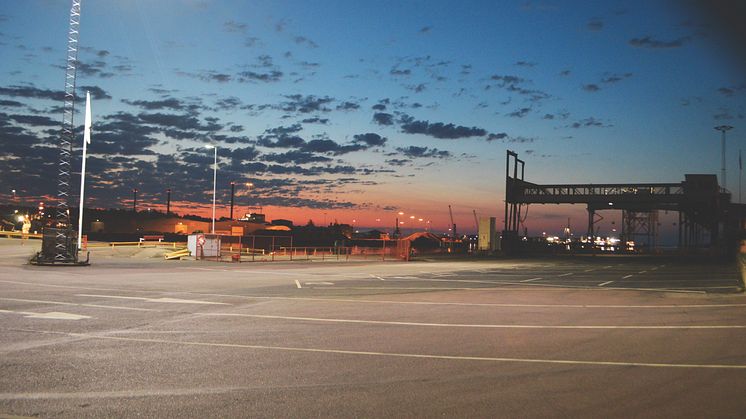Smålandshamnar Oskarshamn - Först i Sverige med Titan LED mastbelysning