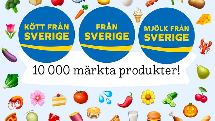 Idag när den frivilliga ursprungsmärkningen Från Sverige fyller 4 år använder nära 190 företag märket på över 10 000 godkända råvaror, livsmedel och växter i butiker och på restauranger.