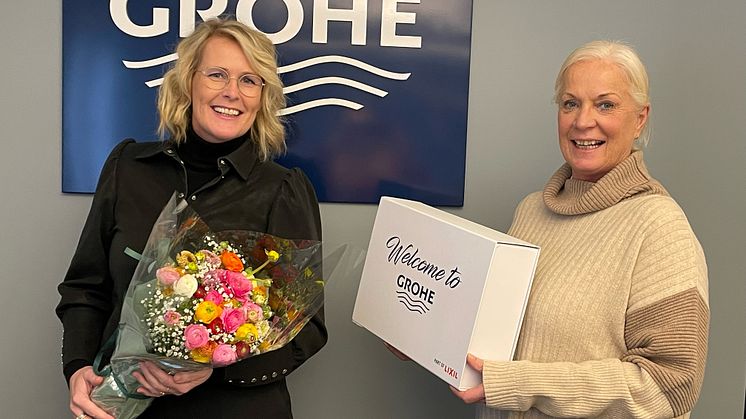 Jorunn Tharaldsen, Key Account Manager for Architects & Designers, og Anne Øiseth, Country Manager, i GROHE og LIXIL EMEA.
