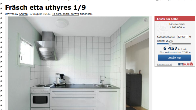 Hög omsättning av 1:or och 2:or på andrahandsmarknaden inför studenternas terminsstart 
