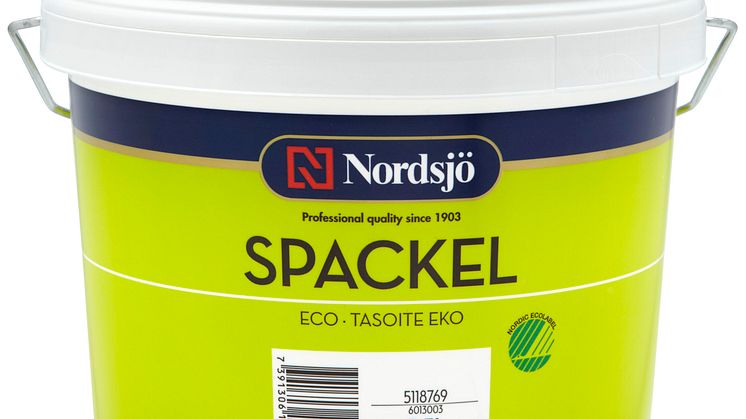 Sveriges och Nordens första miljömärkta spackel