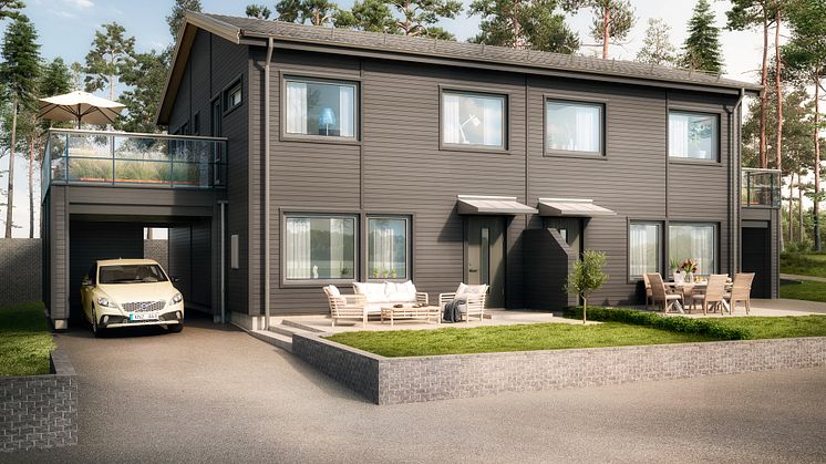 OBOS planerar för exklusiva parhus i Borensberg