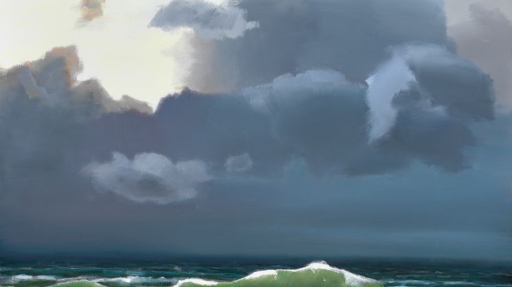 Poul Anker Bech: “Den grønne bølge II” (2008)