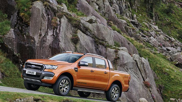 Neste generasjon Ford Ranger pickup med redusert forbruk, dristig design og avanserte teknologier