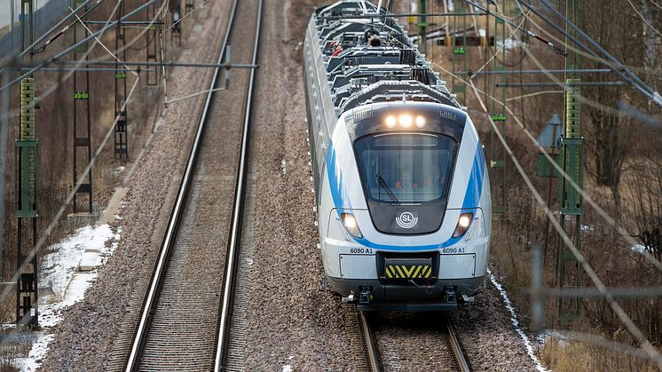 Premiärvisning av X60B – SL:s nya pendeltåg