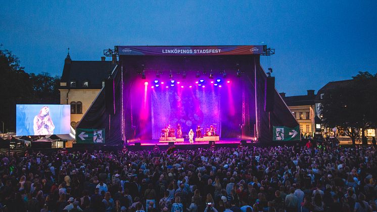 Bild från Linköpings stadsfest senast det begav sig 2019. Foto: Visit Linköping